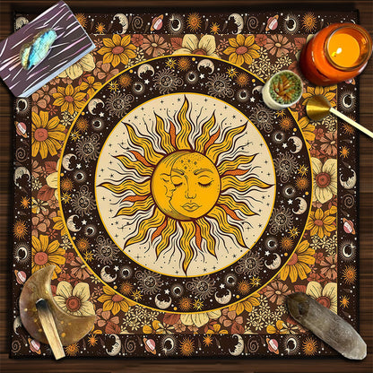 Moon Geometric Card Board Game Tarot Tablecloth