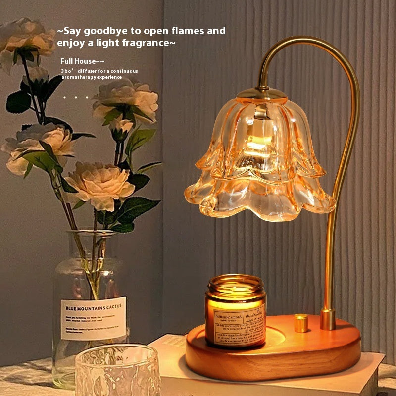 Creative Melting Wax Aromatherapy Timing Dimming Small Night Lamp