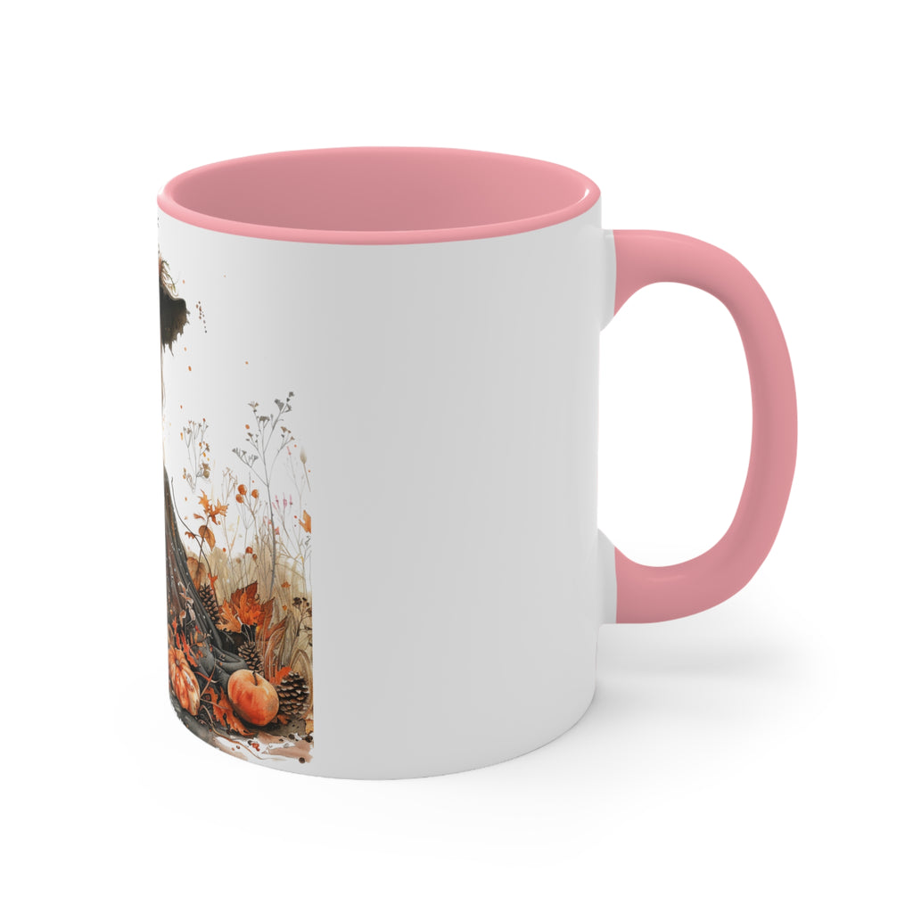 Enchanting Autumn Witch Accent Mugs - Cozy Halloween Decor, Gift for Witches, Fall Vibes, Pumpkin Spice Lovers, Seasonal Homeware