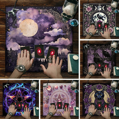 Moon Geometric Card Board Game Tarot Tablecloth