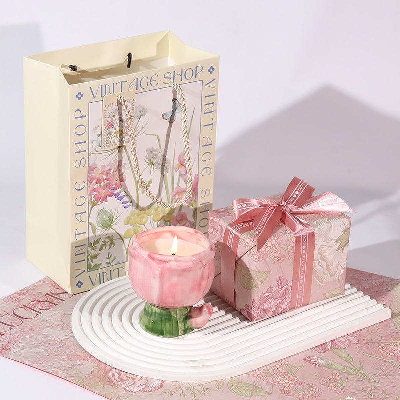 Creative Home Bedroom Tulip Aromatherapy Candle