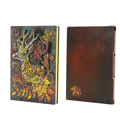 European-style Embossed Retro Notebook A5