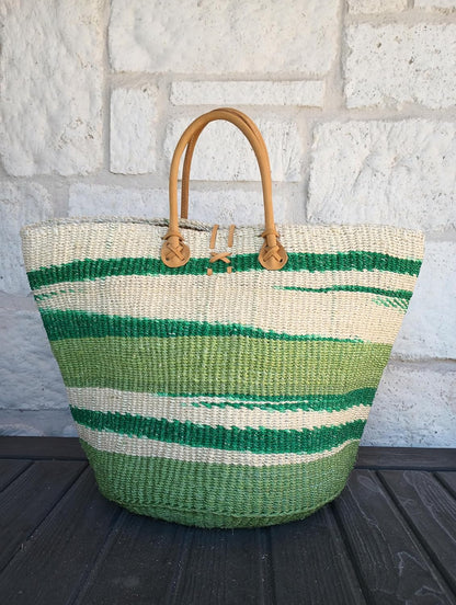 Health Handmade Sisal Market Basket Tote Bag