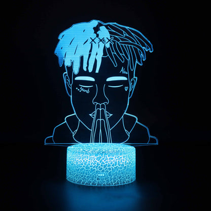 LED colorful touch remote control desk lamp