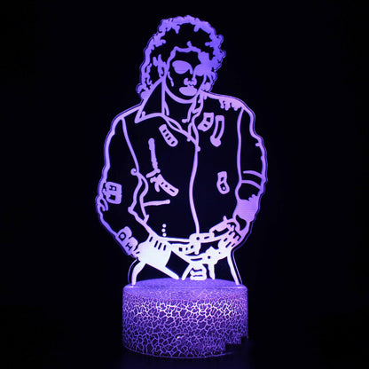 LED colorful touch remote control desk lamp