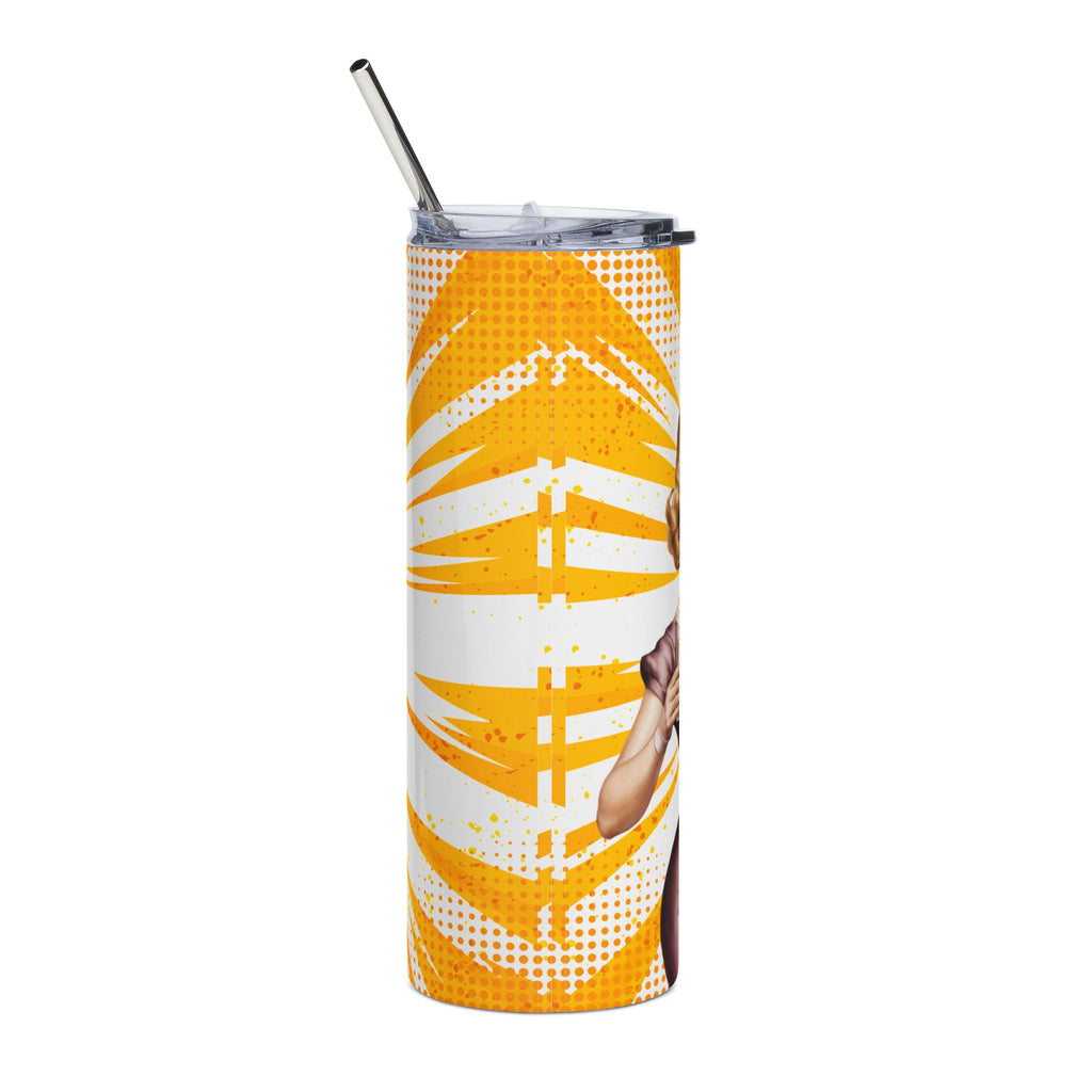 Fun Retro Stainless Steel Tumbler - Because I'm a LADY, 20oz Travel Mug, Funny Gift for Her, Unique Party Cup, Women Empowerment Drinkware