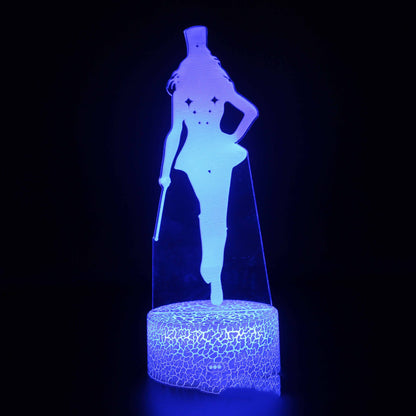 LED colorful touch remote control desk lamp