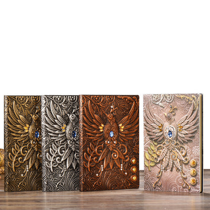Three-dimensional Embossed Retro European Notebook