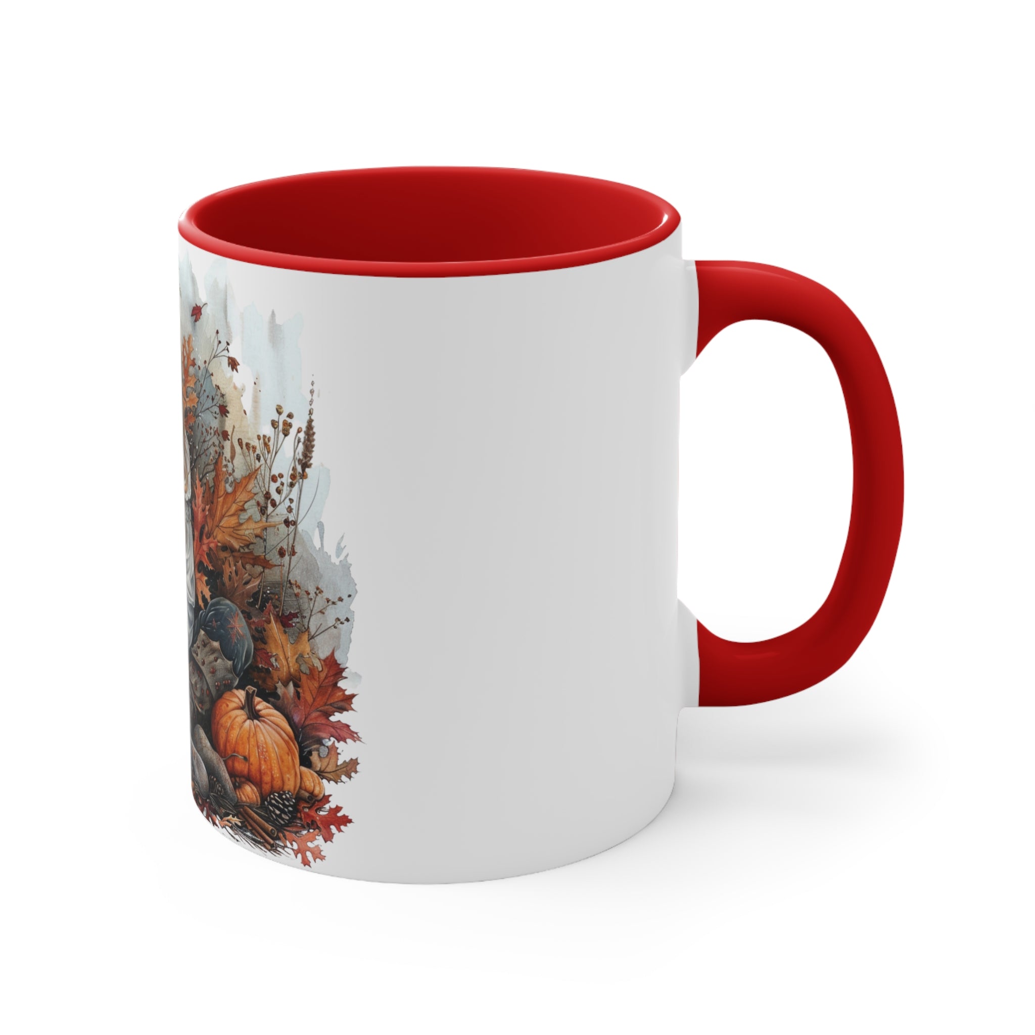 Mabon Season Accent Mug, Fall Coffee Cup, Autumn Harvest Tea Mug, Pagan Gift, Wiccan Decor, Seasonal Kitchen Mug