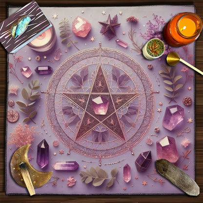 Moon Geometric Card Board Game Tarot Tablecloth