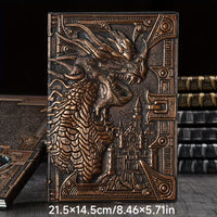 Vintage Embossed Dragon Notebook