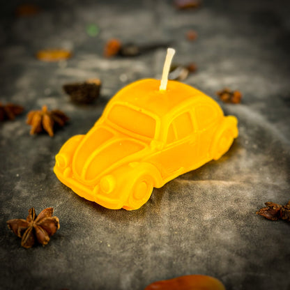 Beeswax Charmed Car Spell Candle - Safe Travels & Vehicle Protection