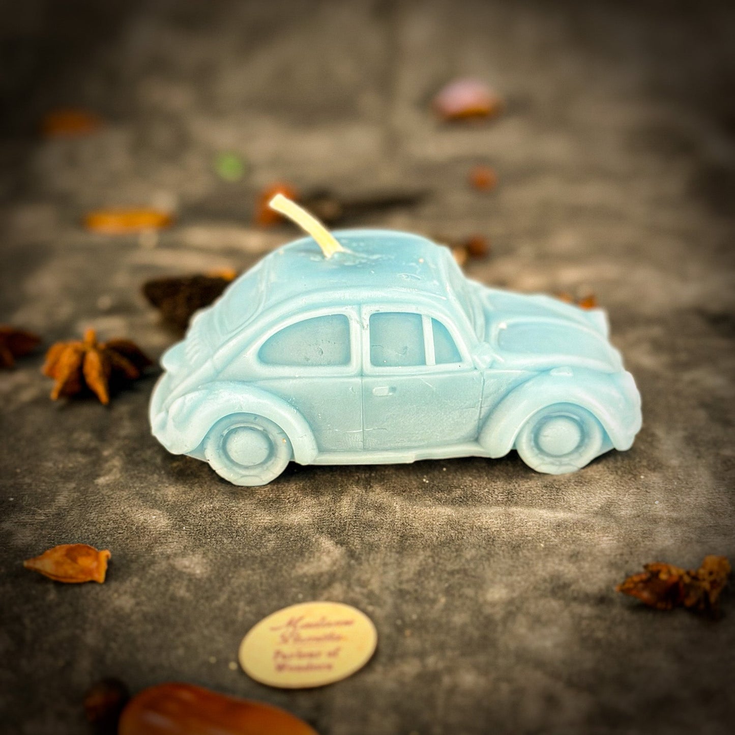 Beeswax Charmed Car Spell Candle - Safe Travels & Vehicle Protection