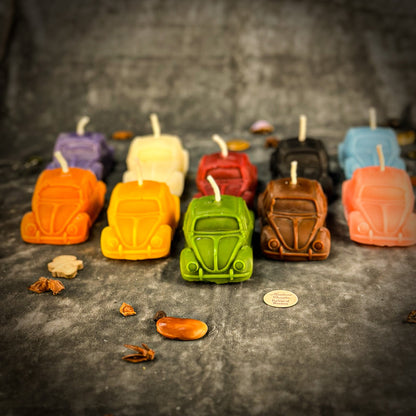 Beeswax Charmed Car Spell Candle - Safe Travels & Vehicle Protection