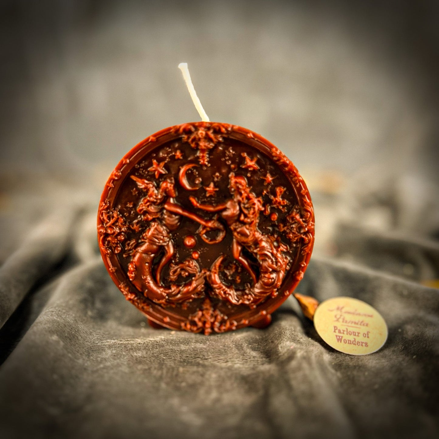 Beeswax Gemini Twins Zodiac Spell Candle - Communication, Creativity & Adaptability