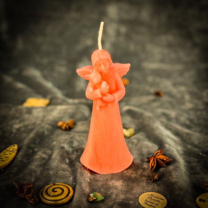 Beeswax Cat Guardian Spirit Spell Candle - Pet Protection & Healing