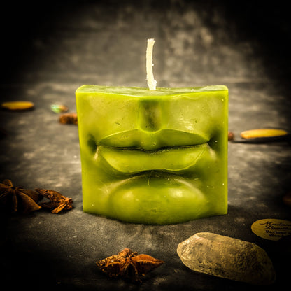 Beeswax Ex-Voto Mouth Spell Candle - Communication, Healing & Speaking Truth