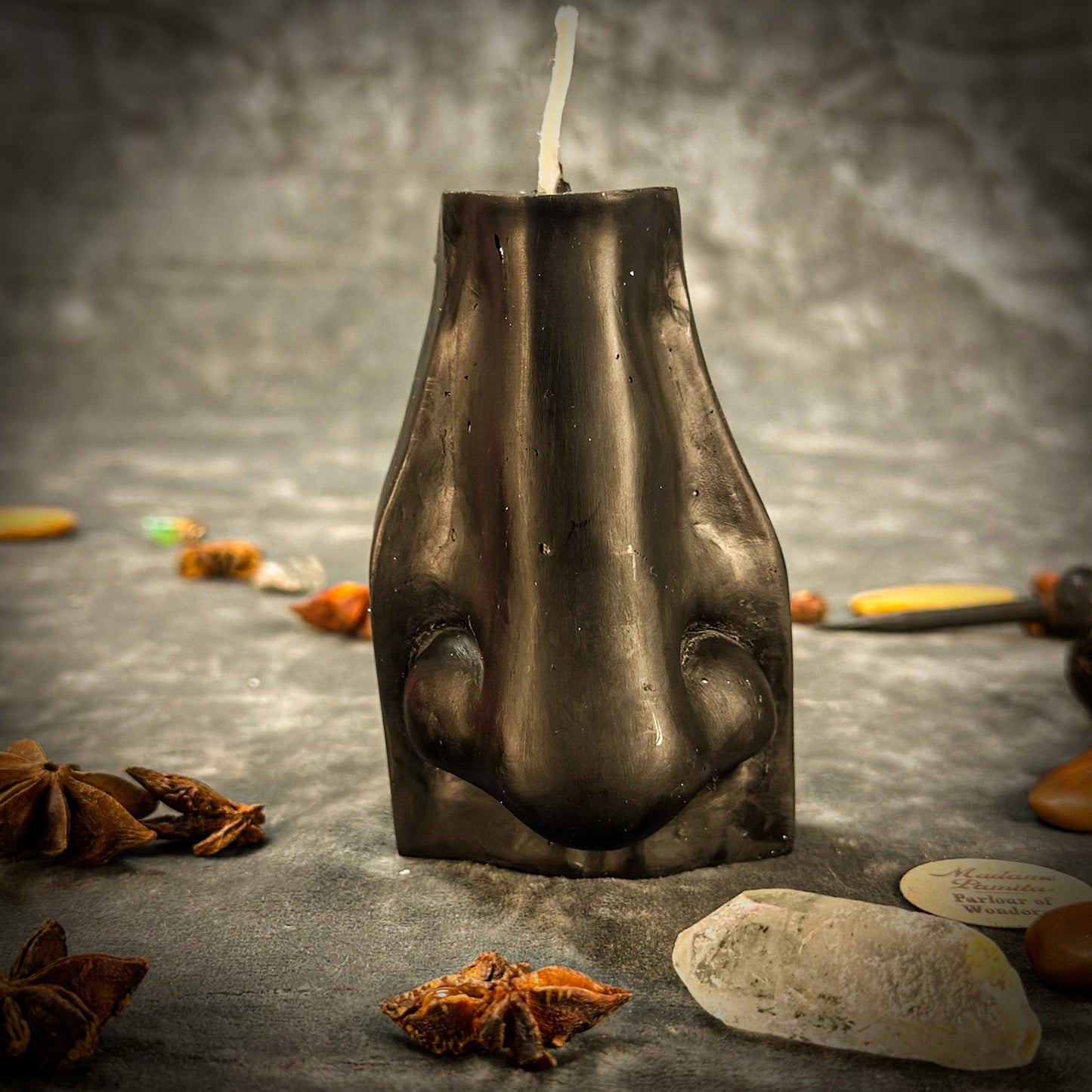 Beeswax Ex-Voto Nose Spell Candle - Clairalience, Intuition & Healing