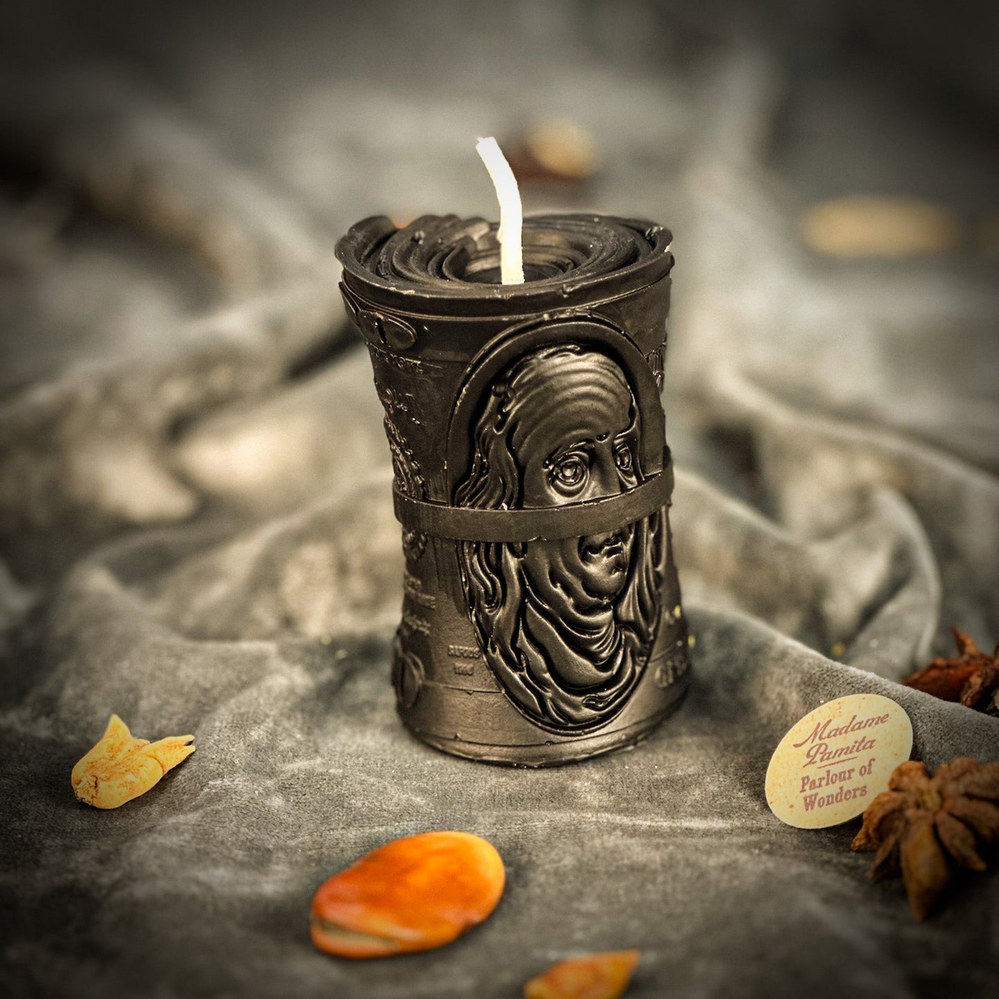 Beeswax Pay Me Spell Candle - Debt Collection & Fair Compensation