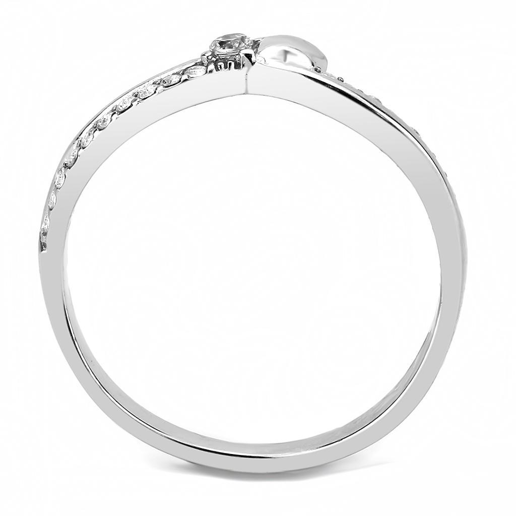 Dainty 2mm CZ Ring - Subtle Sparkle Stainless Steel