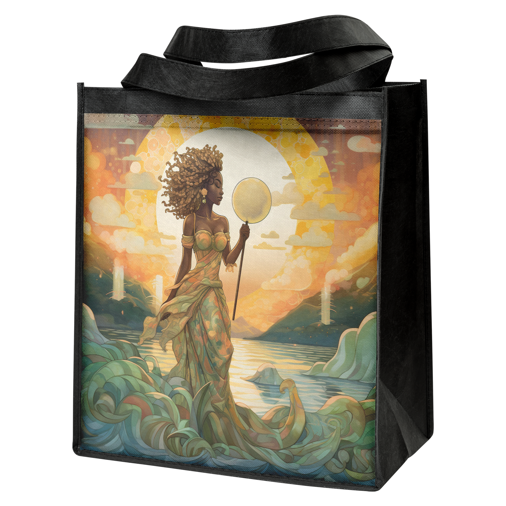 Ethereal_Ocean_Goddess_Tote_Bag__Black__GroceryTote_StandingAngle02_Mockup.png_15600671