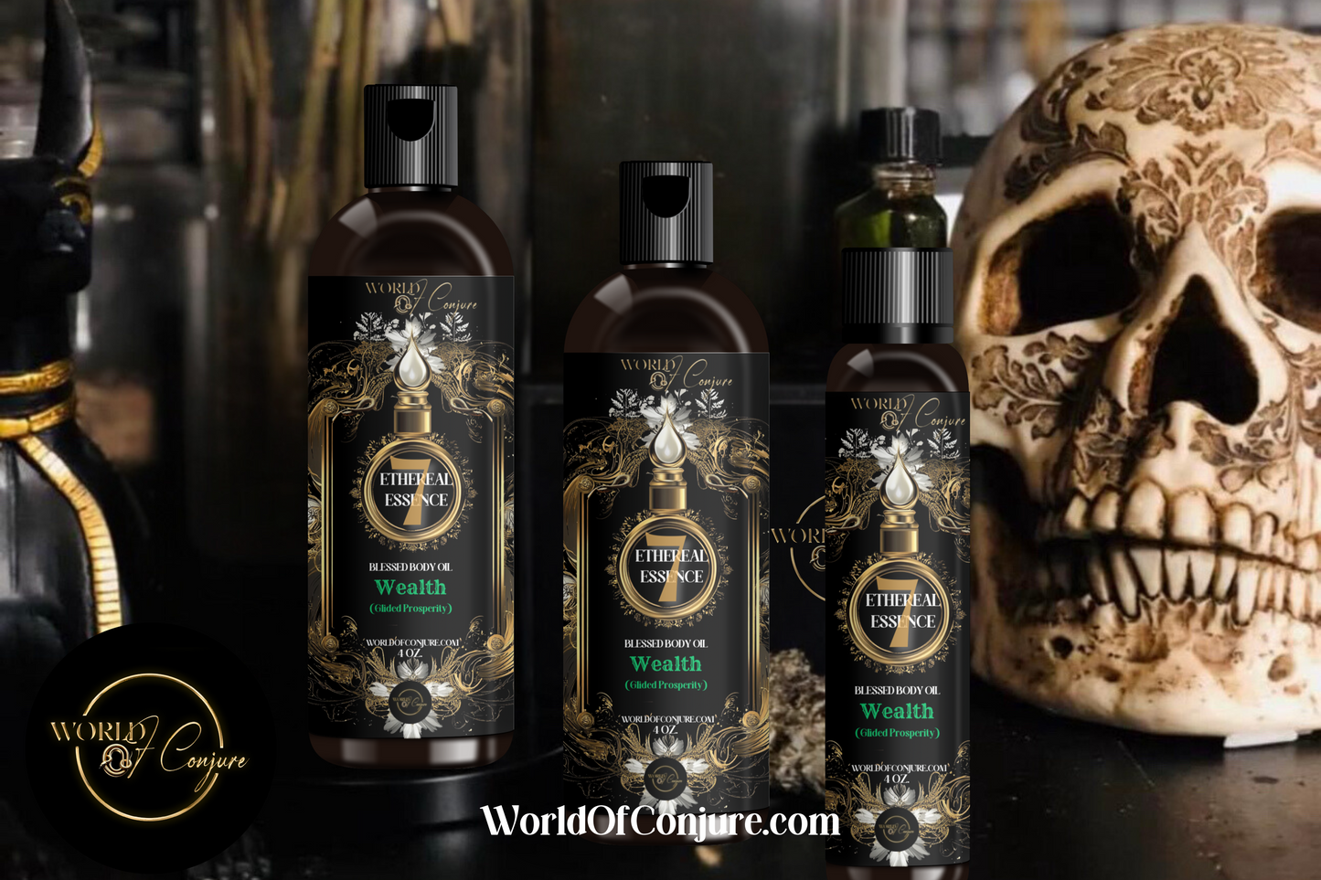 7 Wealth Spells | Body Oil