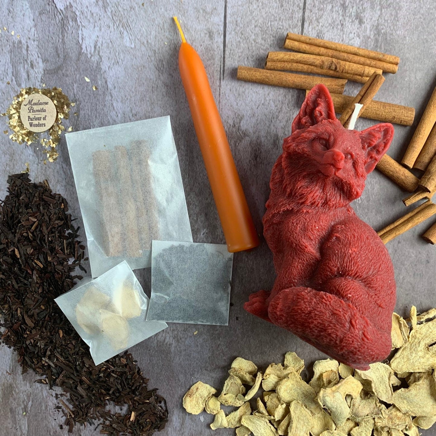 Fast Fox Candle Spell Kit - Quick Results & Cunning