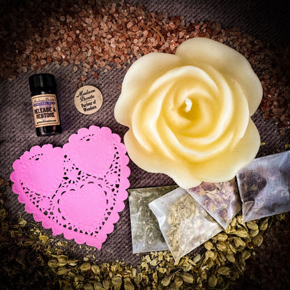 Rose Romance Candle Spell Kit - Love & Romance