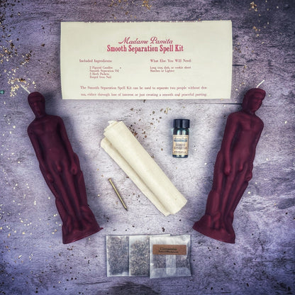 Smooth Separation Candle Spell Kit - Male/Male | Peaceful Parting