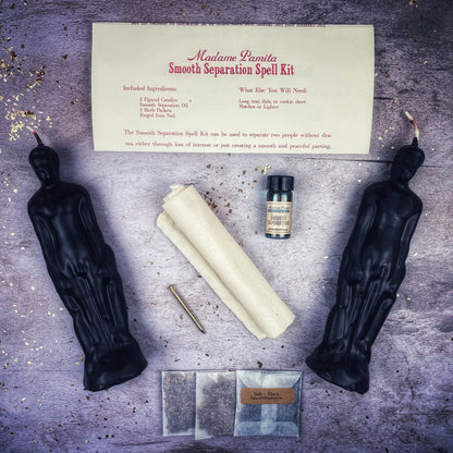 Smooth Separation Candle Spell Kit - Male/Male | Peaceful Parting