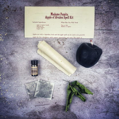 Apple of Avalon Candle Spell Kit - Love, Abundance & Ancient Magic