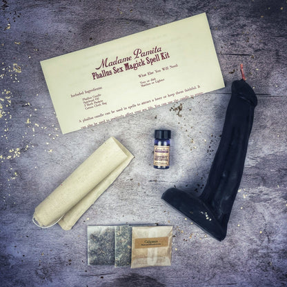Phallus Sex Magick Candle Spell Kit - Sexual Power & Attraction