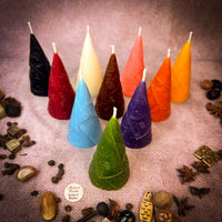 Beeswax Money Maker Spell Candle - Prosperity & Abundance Magic