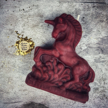 Beeswax Enchanted Unicorn Spell Candle - Manifestation & Wishes Magic
