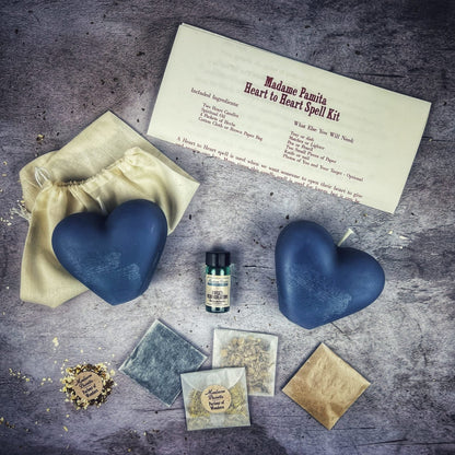 Heart to Heart Candle Spell Kit - Love Connection & Reconciliation Magic