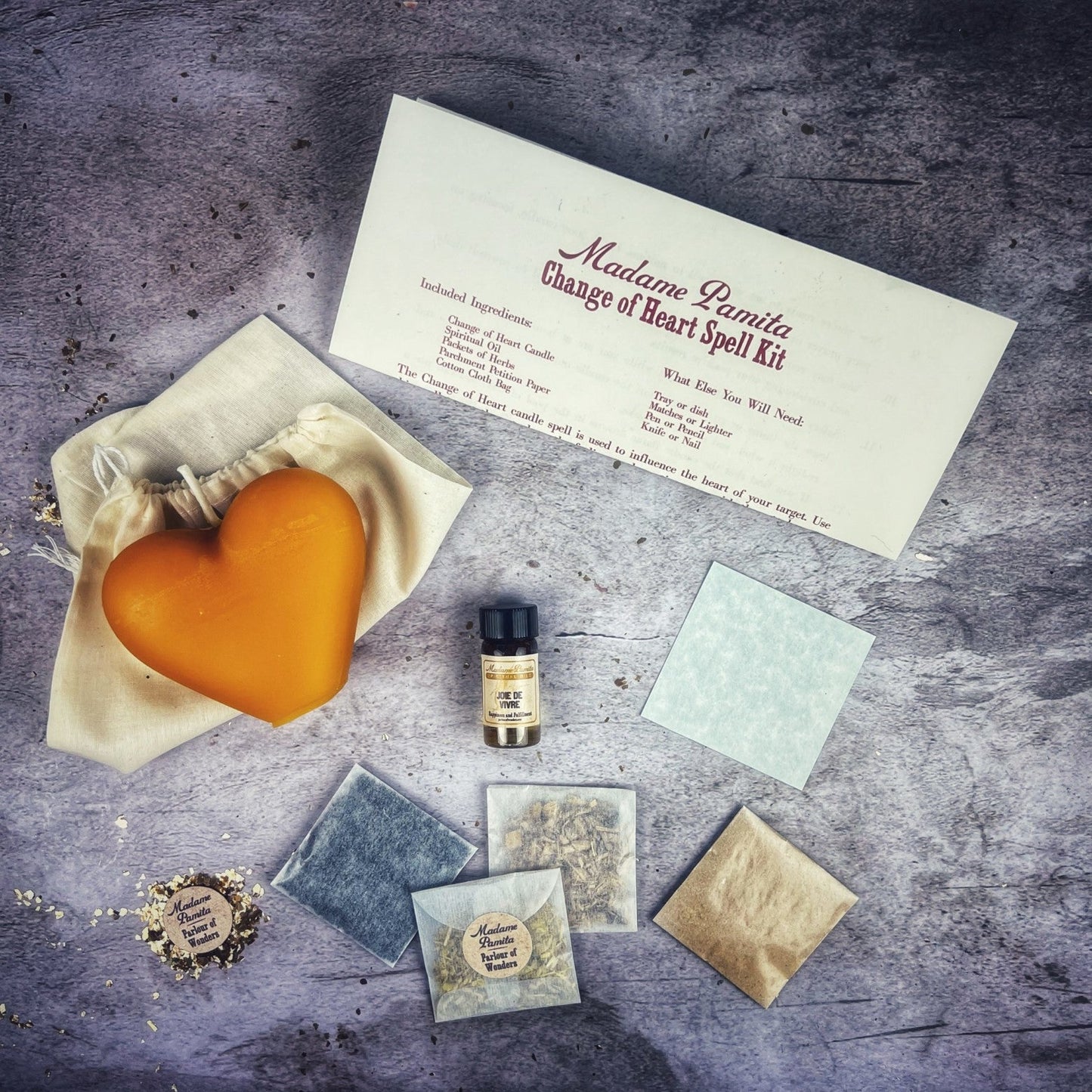 Change of Heart Candle Spell Kit - Love Reconciliation & Emotional Healing