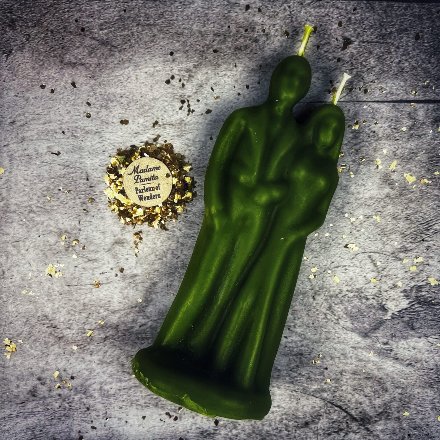 Beeswax Happy Marriage Spell Candle - Commitment & Union Magic