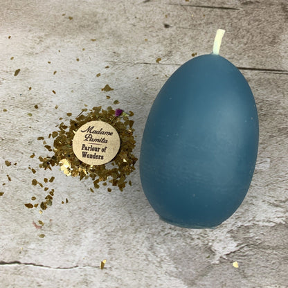 Beeswax Egg Talisman Spell Candle - New Beginnings & Fertility Magic