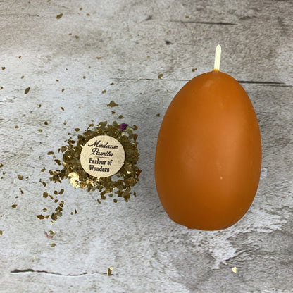 Egg Talisman Candle Spell Kit - New Beginnings & Fertility Magic