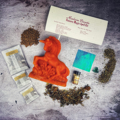 Unicorn Magic Candle Spell Kit - Manifestation & Wishes