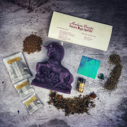 Unicorn Magic Candle Spell Kit - Manifestation & Wishes