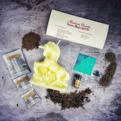 Unicorn Magic Candle Spell Kit - Manifestation & Wishes