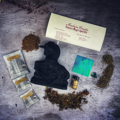 Unicorn Magic Candle Spell Kit - Manifestation & Wishes