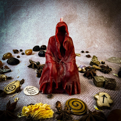 Beeswax Seer Spirit Spell Candle - Psychic Ability & Spirit Realm Connection