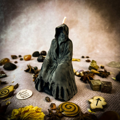 Beeswax Seer Spirit Spell Candle - Psychic Ability & Spirit Realm Connection