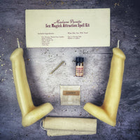 Sex Magick Candle Spell Kit - Phallus/Phallus - Passion & Desire