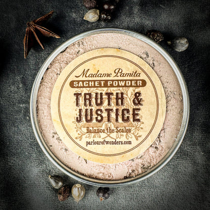 Truth and Justice Sachet Powder by Madame Pamita
