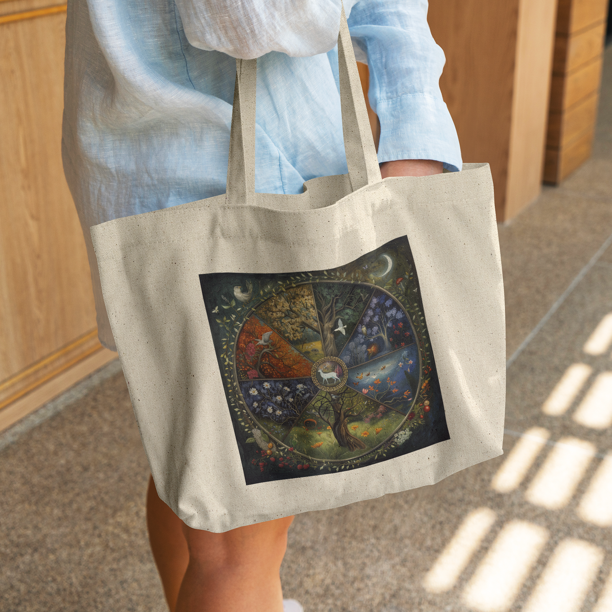Wheel_of_the_Year_Canvas_Tote__Four_Sea_CottonTote_L_WomanDigging_Mockup.png_15601074
