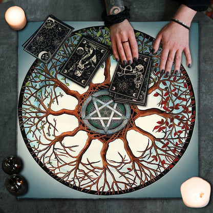 Moon Geometric Card Board Game Tarot Tablecloth