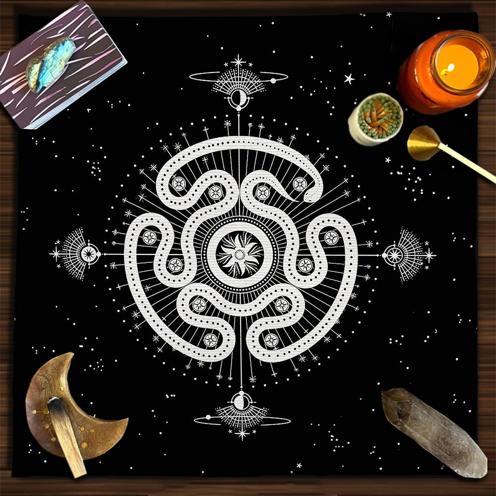 Moon Geometric Card Board Game Tarot Tablecloth